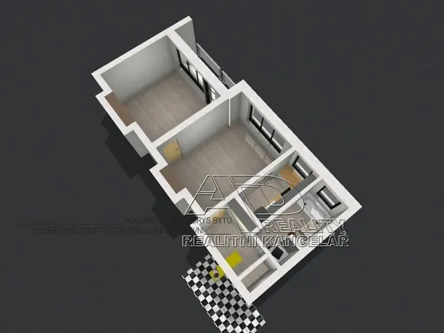 Prodej bytu 2+kk, Praha - Vršovice, Kišiněvská, 48 m2