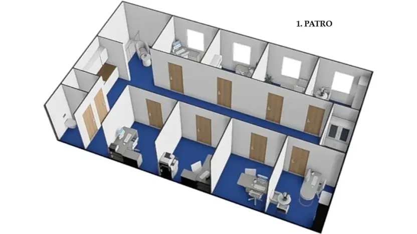Pronájem kanceláře, Brno, Cimburkova, 182 m2