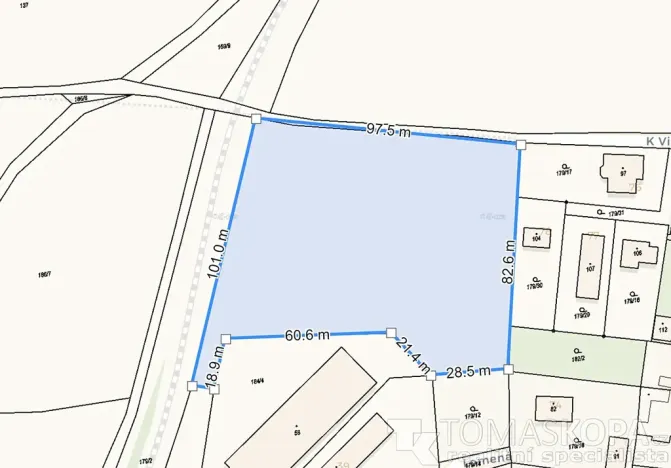 Prodej pozemku pro bydlení, Vysoký Újezd, 8543 m2