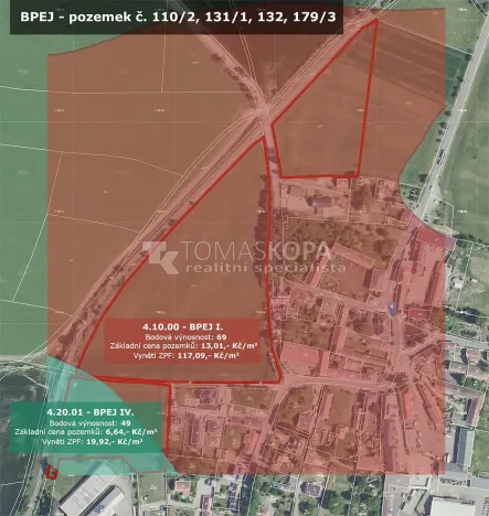 Prodej pozemku pro bydlení, Vysoký Újezd, 9294 m2