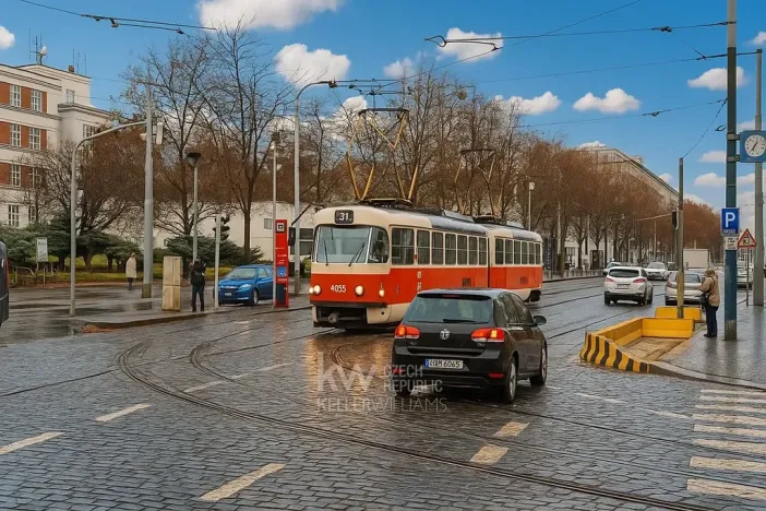 Pronájem bytu 2+kk, Praha - Žižkov, Viklefova, 56 m2
