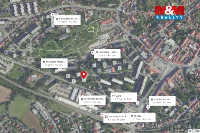 Prodej bytu 3+1, Brandýs nad Labem-Stará Boleslav - Brandýs nad Labem, Jasanová, 74 m2