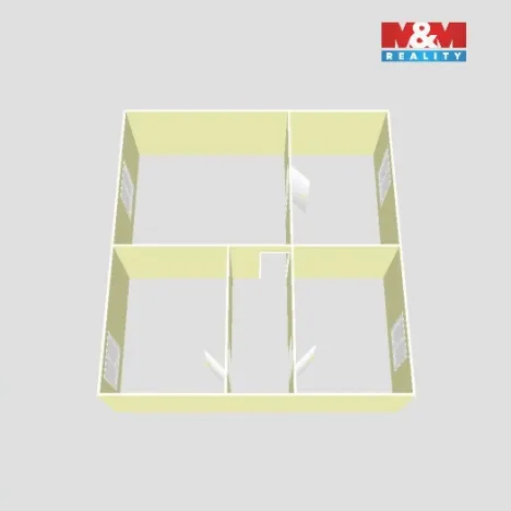 Pronájem bytu 2+1, Děčín - Děčín II-Nové Město, Riegrova, 48 m2