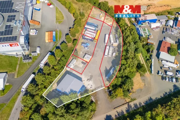 Pronájem komerčního pozemku, Plzeň - Černice, 1500 m2