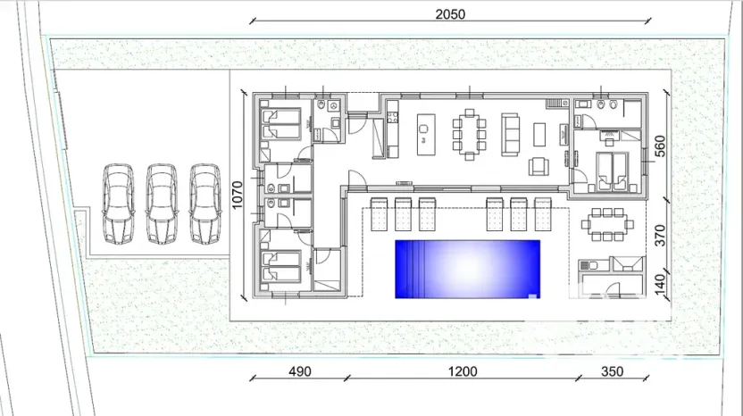 Prodej vily, Privlaka, Chorvatsko, 138 m2