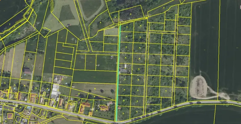 Dražba zahrady, Lešany, 524 m2