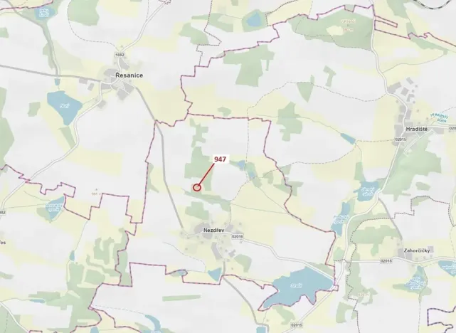 Dražba lesa, Nezdřev, 126 m2