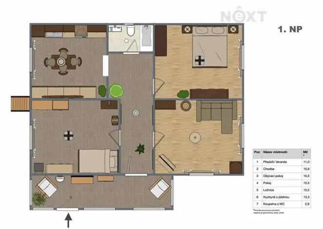 Prodej rodinného domu, Petrohrad, 102 m2