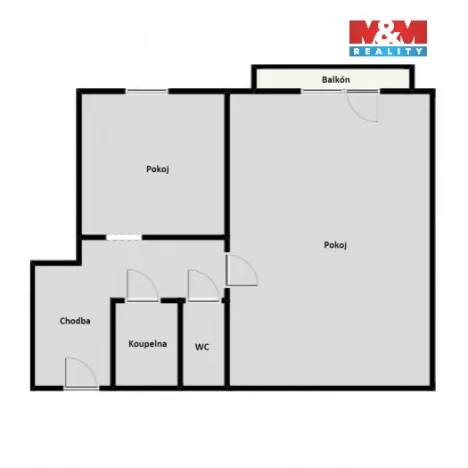 Prodej bytu 2+kk, Most, K. J. Erbena, 56 m2