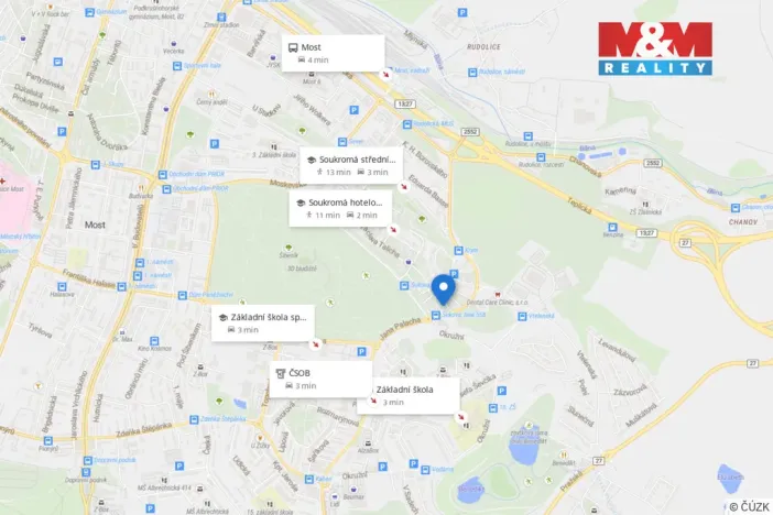 Prodej bytu 2+kk, Most, K. J. Erbena, 56 m2