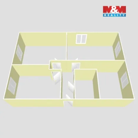 Prodej bytu 3+1, Bílina - Teplické Předměstí, Sídliště Za Chlumem, 82 m2
