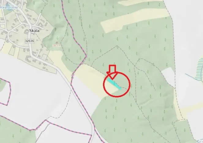 Prodej lesa, Velký Vřešťov, 1545 m2