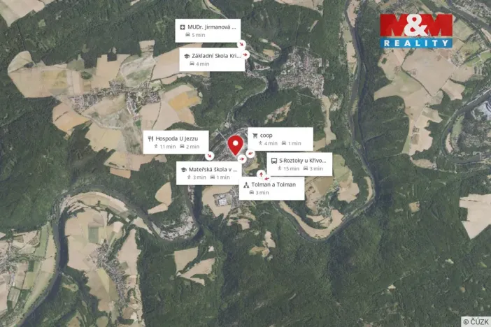 Prodej bytu 2+1, Roztoky, 51 m2