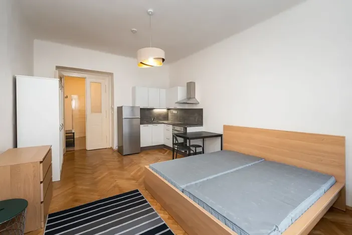 Pronájem bytu 1+kk, Praha - Nové Město, Lípová, 33 m2