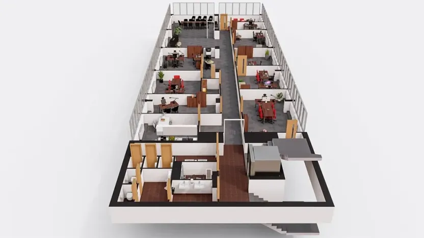 Pronájem kanceláře, Brno, Dornych, 397 m2