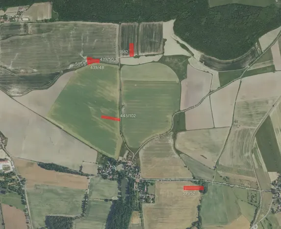 Prodej pole, Lážovice, 11020 m2