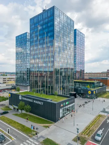 Pronájem kanceláře, Brno, Šumavská, 502 m2