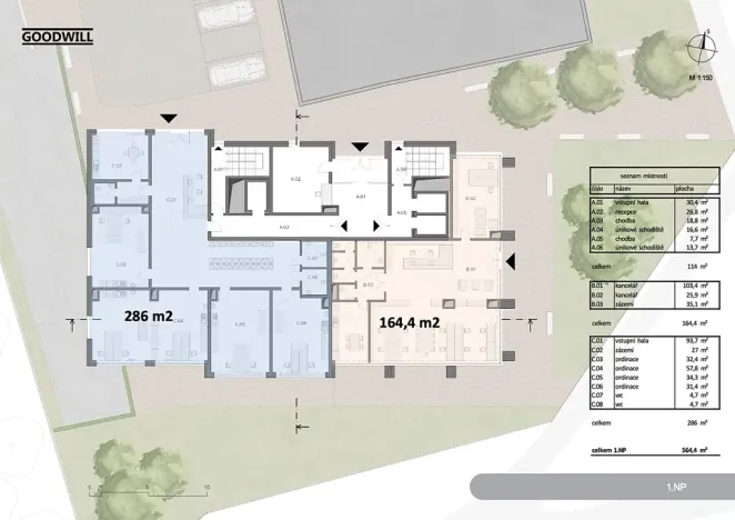 Pronájem obchodního prostoru, Brno, Královopolská, 242 m2