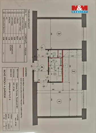 Prodej bytu 2+1, Ostrava - Poruba, Panelová, 51 m2