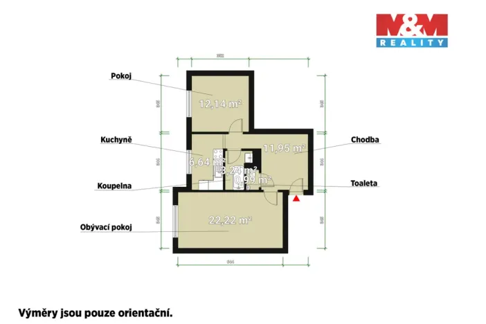 Pronájem bytu 2+1, Plzeň - Nová Hospoda, 58 m2