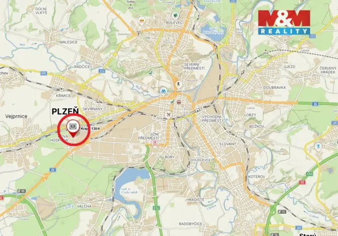 Pronájem bytu 2+1, Plzeň - Nová Hospoda, 58 m2