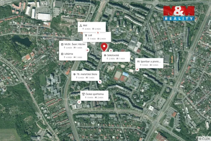 Prodej bytu 2+1, Plzeň, Sokolovská, 62 m2