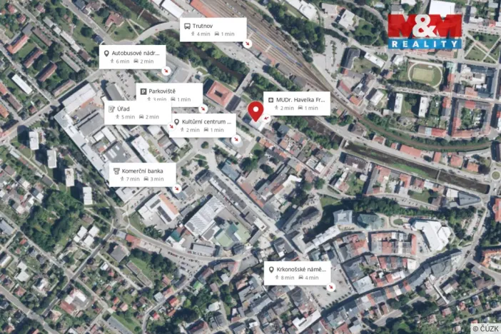 Pronájem kanceláře, Trutnov - Střední Předměstí, Spojenecká, 29 m2