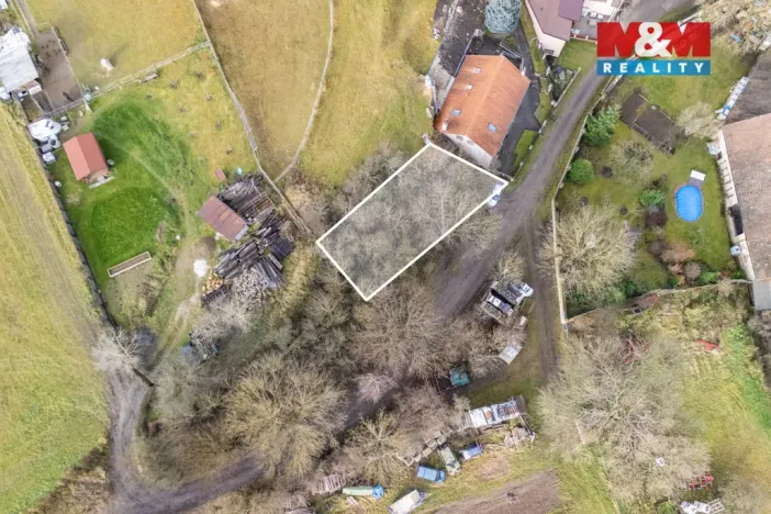 Prodej louky, Hředle, 234 m2