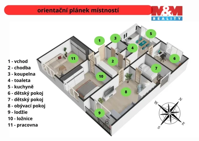Prodej bytu 5+1, Světlá nad Sázavou, Na Bradle, 92 m2