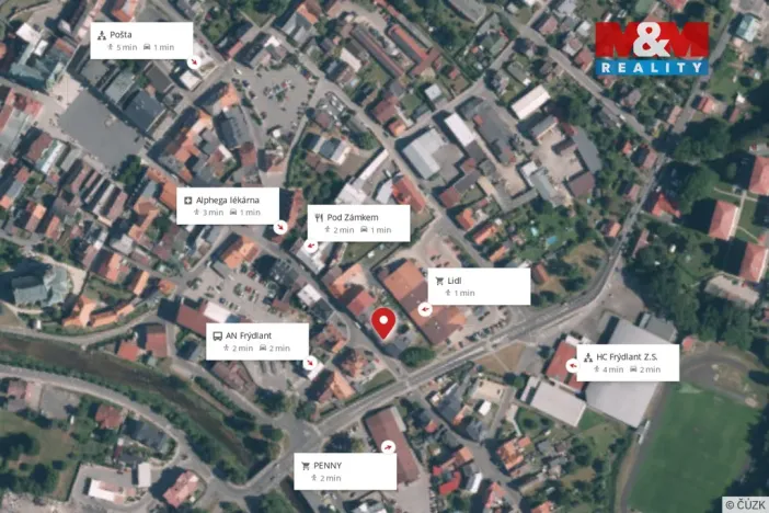 Prodej činžovního domu, Frýdlant, ČSA, 196 m2