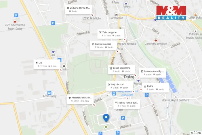 Pronájem bytu 2+1, Doksy, Pražská, 62 m2