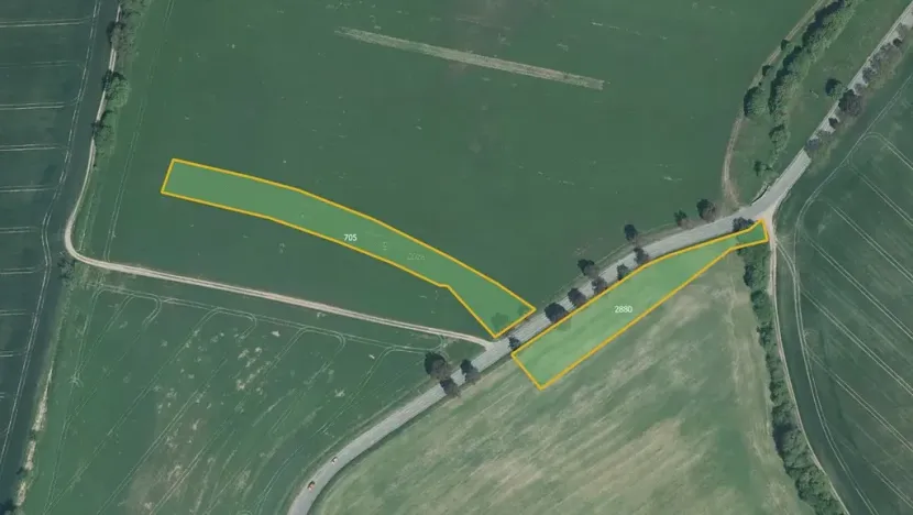 Prodej pole, Roštín, 17285 m2