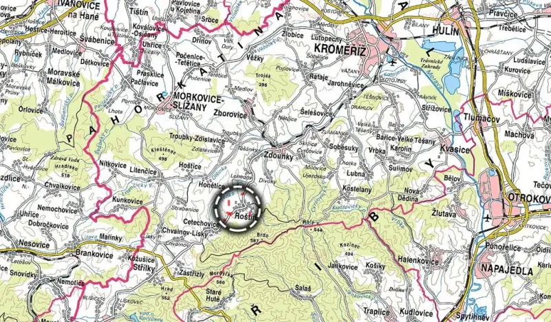 Prodej pole, Roštín, 17285 m2