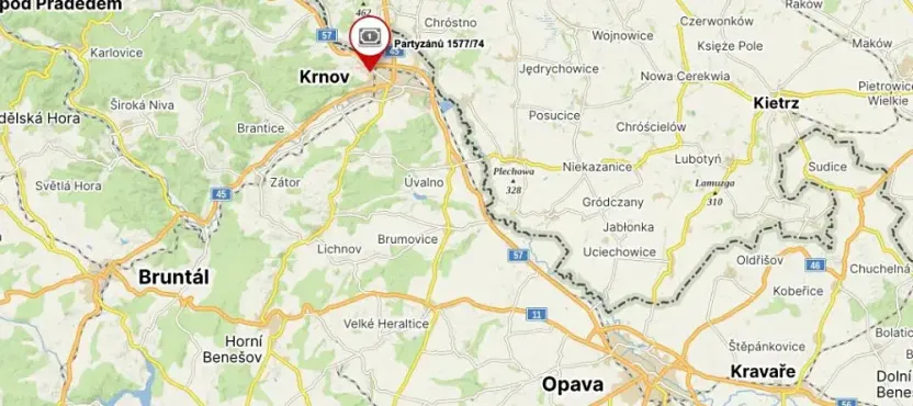 Dražba rodinného domu, Krnov, Partyzánů, 80 m2