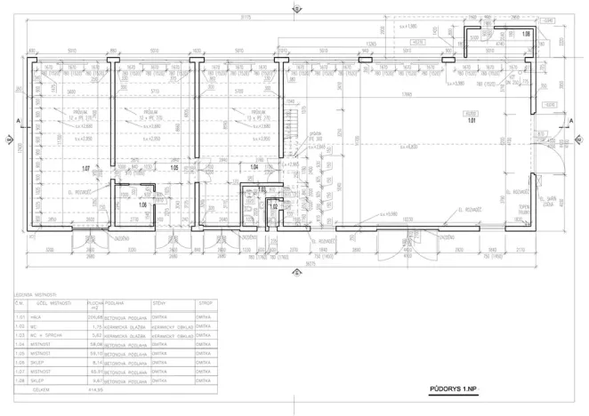 Pronájem skladu, Čerčany, Mlynářská, 620 m2