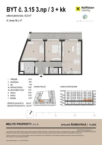 Prodej bytu 3+kk, Plzeň, 82 m2
