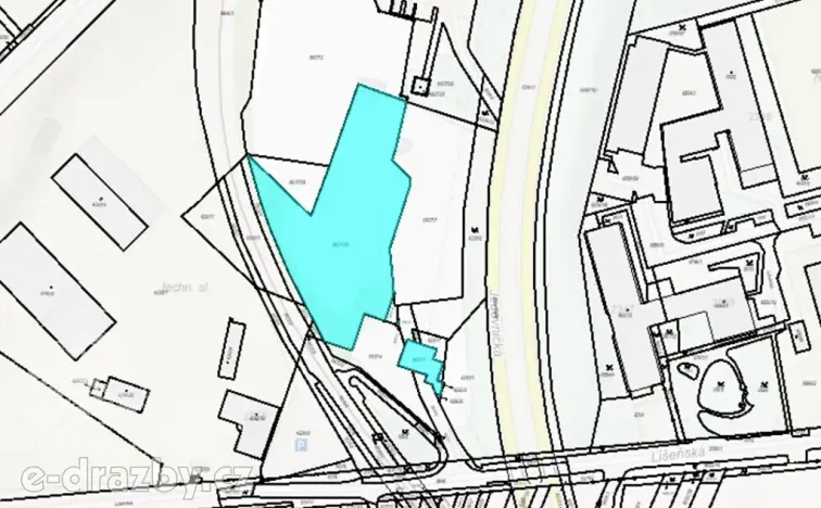 Dražba pozemku, Brno, 4416 m2