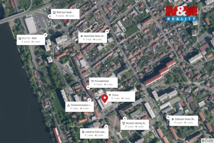 Pronájem obchodního prostoru, Štětí, Obchodní, 2000 m2