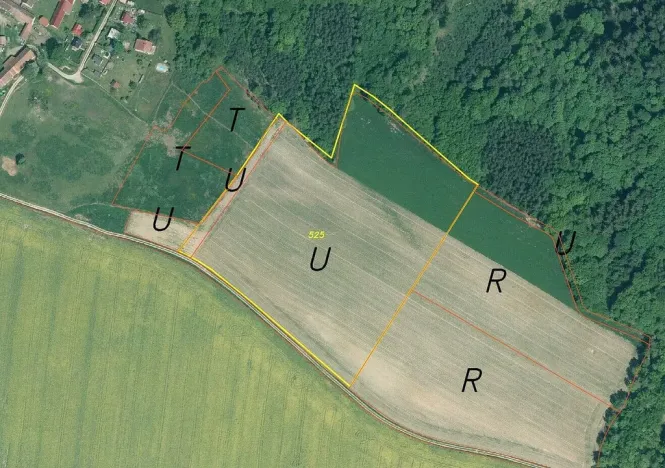 Prodej pole, Ostrovec - Dědovice, 34981 m2