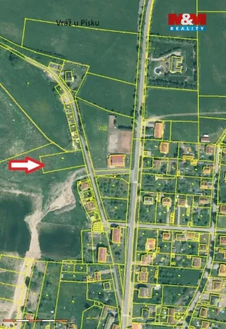 Prodej pozemku pro bydlení, Vráž - Stará Vráž, 1637 m2
