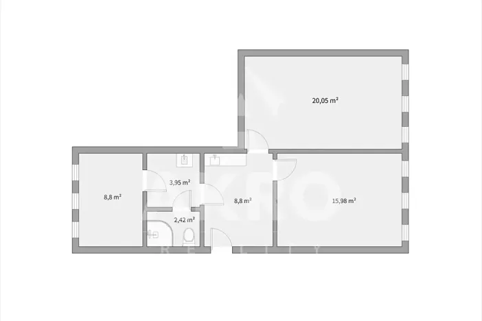 Pronájem kanceláře, Praha - Kamýk, Zdislavická, 64 m2