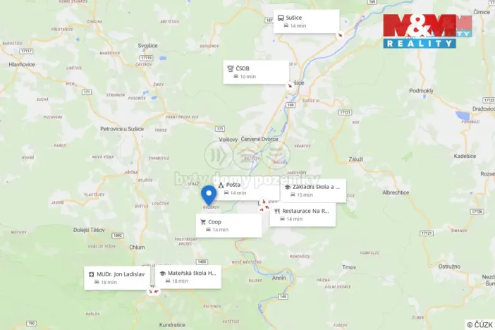 Prodej pozemku pro bydlení, Sušice - Nuzerov, 2649 m2