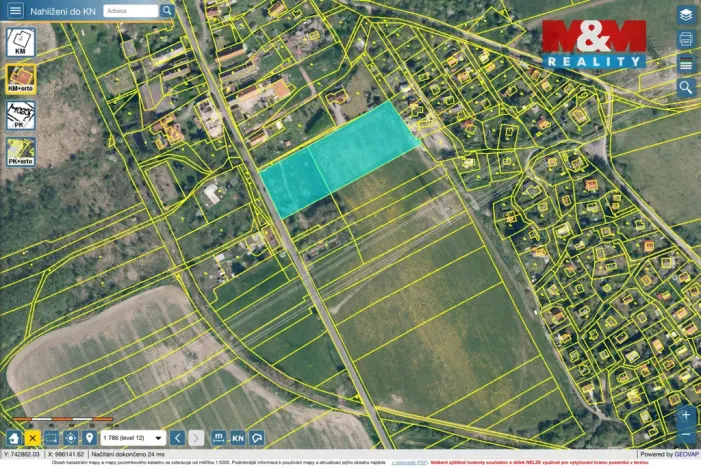Prodej pozemku pro bydlení, Úštěk - Habřina, 1100 m2