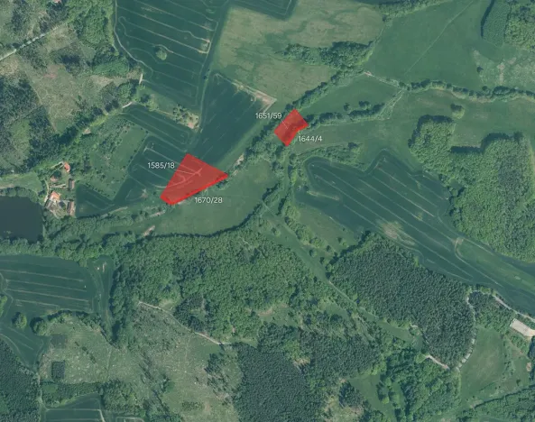 Prodej pole, Blatná, 11407 m2