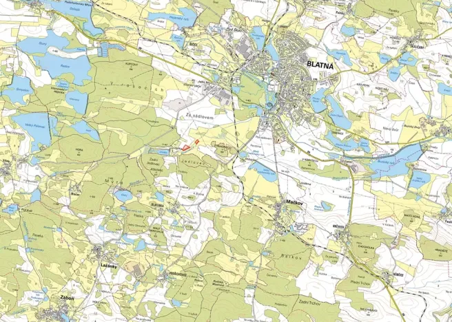 Prodej pole, Blatná, 11407 m2