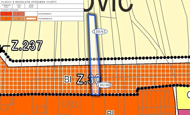 Prodej podílu pole, Letovice, 590 m2