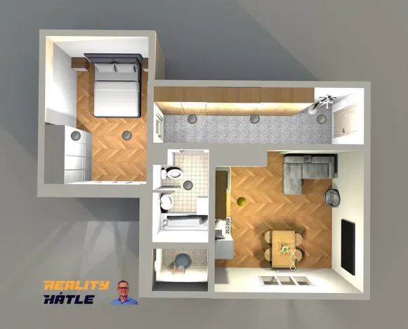 Prodej bytu 2+kk, Hradec Králové, Bratří Čapků, 59 m2