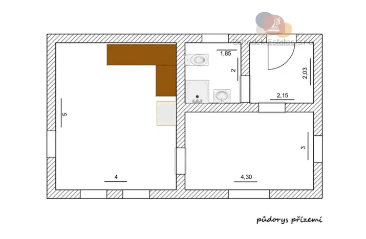 Prodej rodinného domu, Brněnec, 80 m2