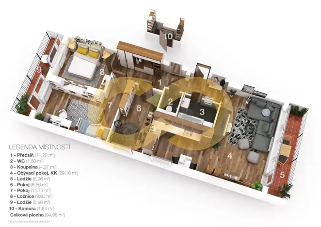 Prodej bytu 4+kk, Brandýs nad Labem-Stará Boleslav, Kaštanová, 94 m2