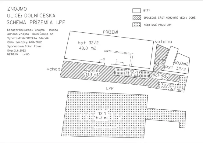 Prodej činžovního domu, Znojmo, Dolní Česká, 429 m2